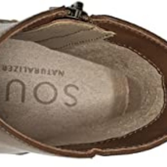 SOUL Naturalizer Women's Richy-Zip Ankle Boot, Banana Bread Brown - Picture 11 of 16